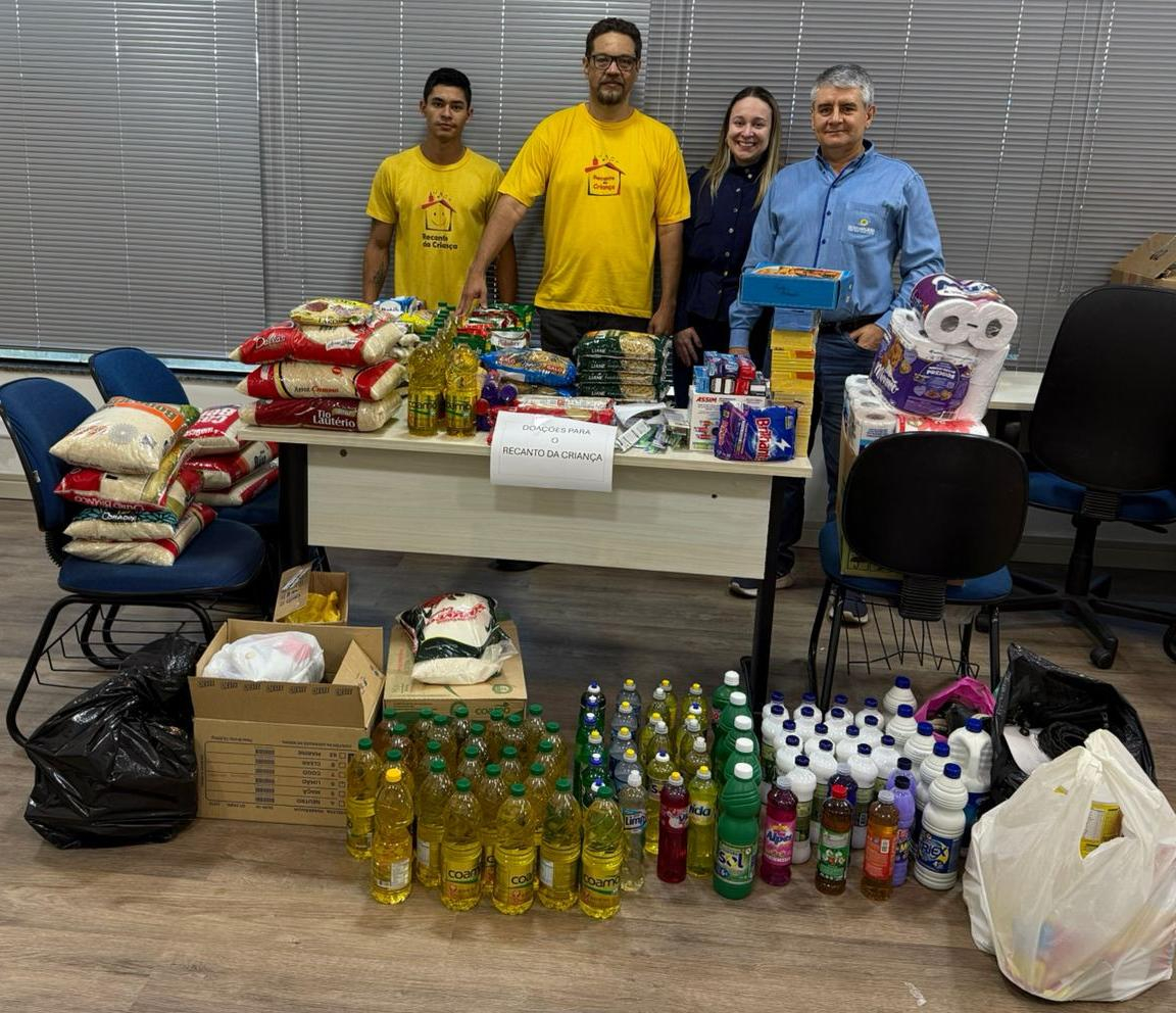 Gincana Solidária mobiliza colaboradores do Sistema OCB/MS e arrecada mais de 400 kg de alimentos e mil peças de roupas para entidades sociais