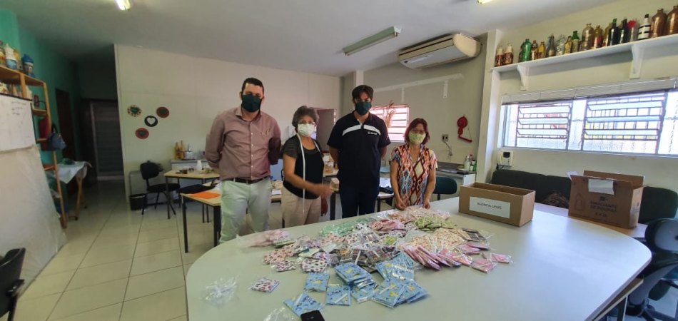 Sicredi doa 900 máscaras em acão de combate à pandemia de COVID-19