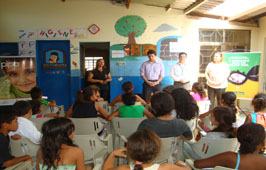 Projeto PIPA inaugura biblioteca em instituicão