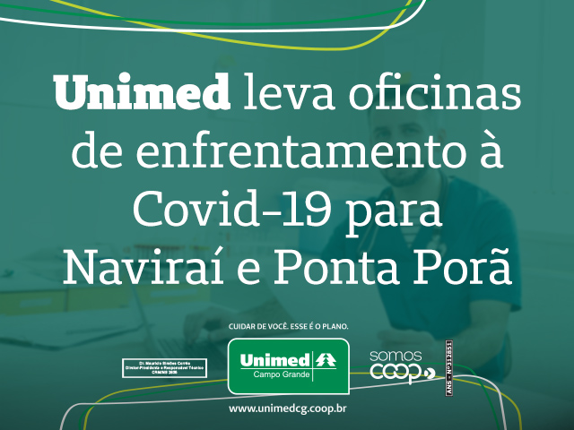 Unimed leva acão de combate à Covid-19 para Naviraí e Ponta Porã