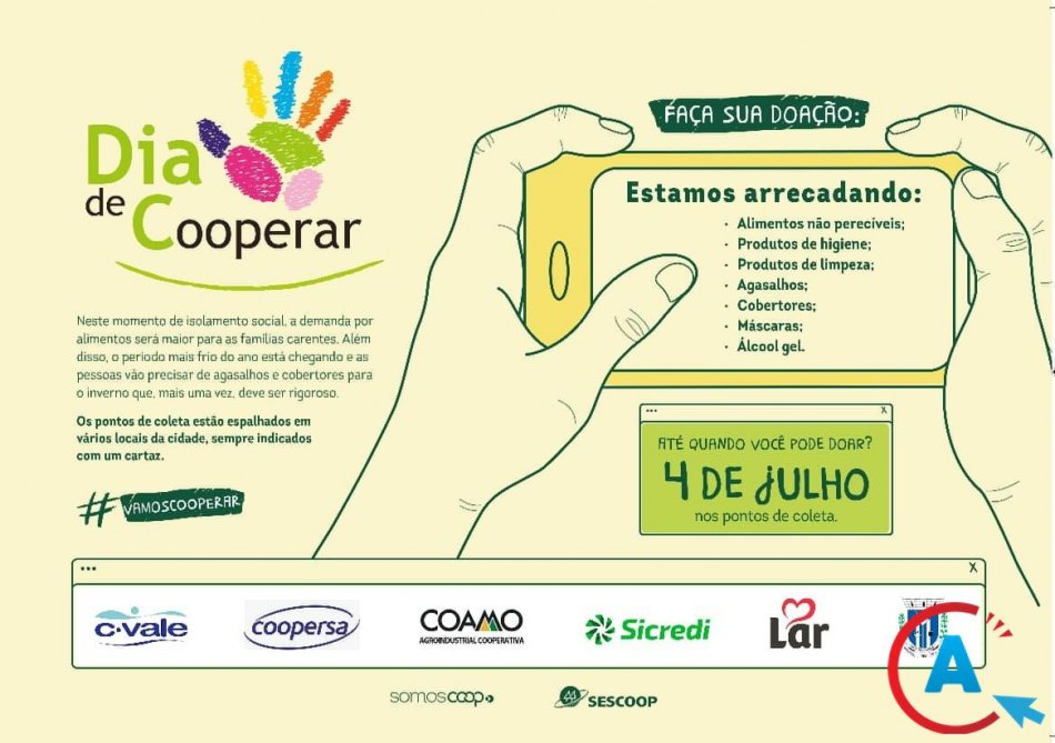 Cooperativas arrecadam produtos para doacão em Amambai