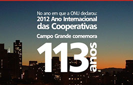 Sistema OCB/MS parabeniza Campo Grande pelos seus 113 anos!