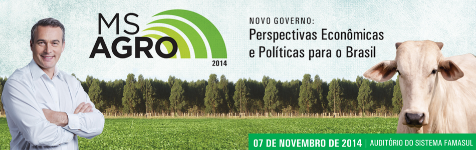 Seminário MS Agro ocorre dia 7 de novembro