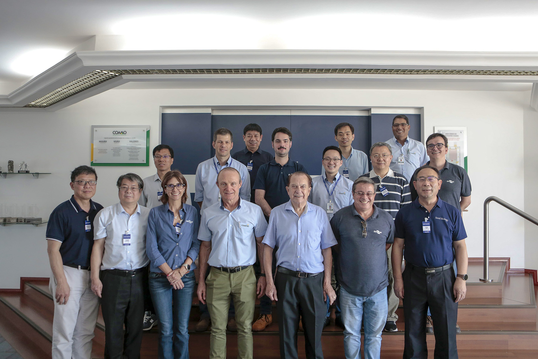 Coamo recebe visita de pesquisadores chineses
