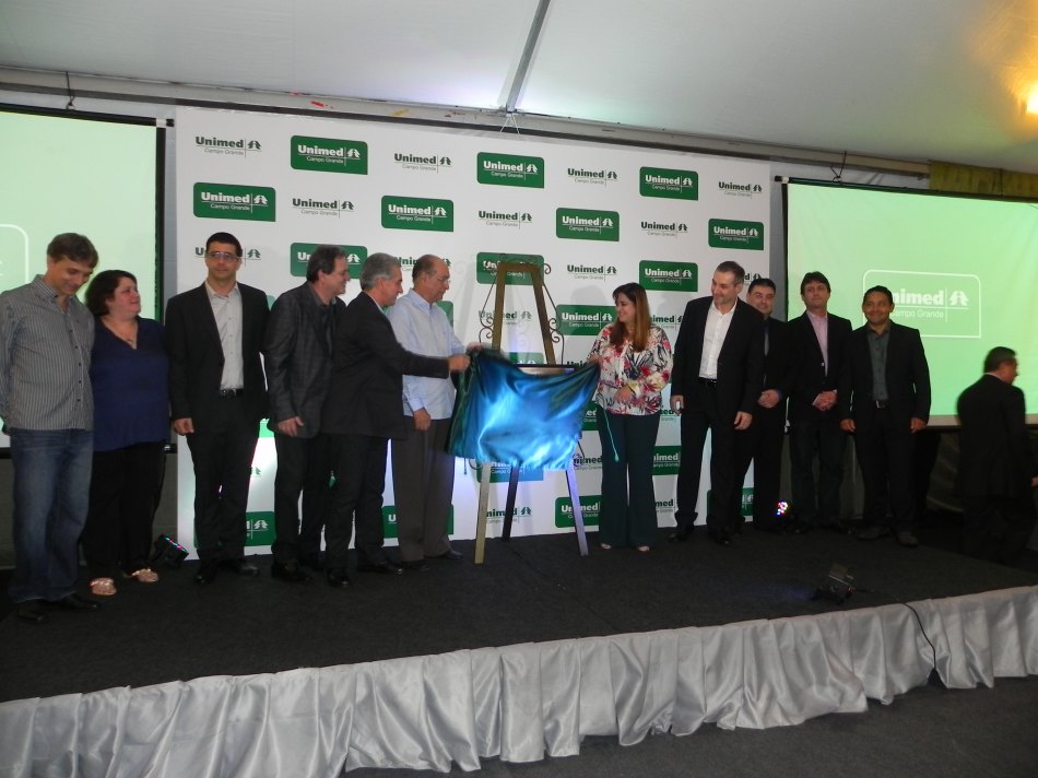 Hospital Unimed CG lanca pedra fundamental