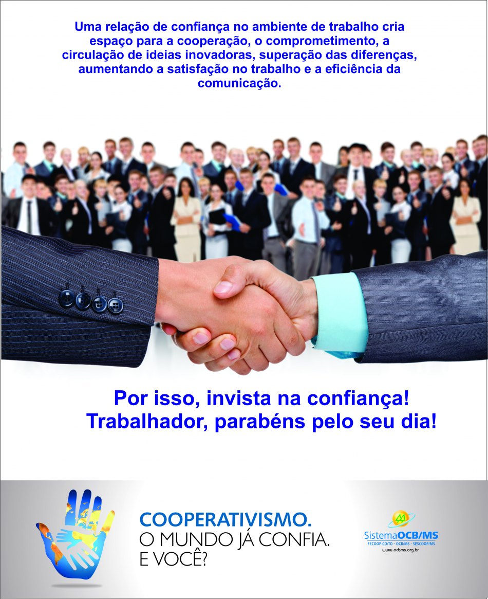 Trabalhador, parabéns pelo seu dia!
