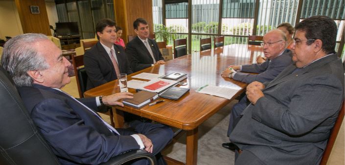 Sistema OCB tem audiência com vice-presidente da República, Michel Temer