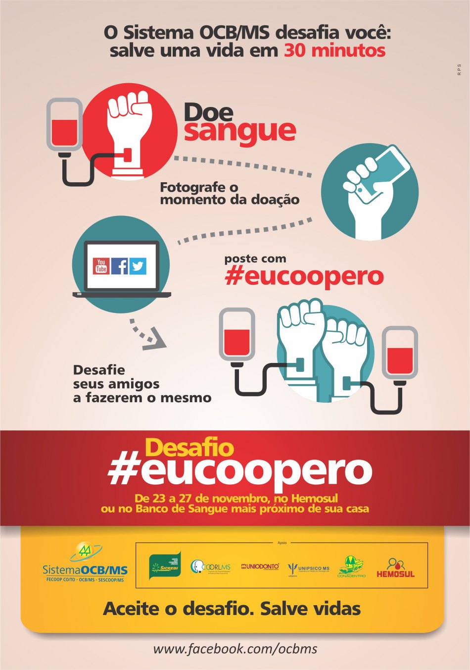 Sistema Cooperativo promove a 4ª edicão da Campanha de Doacão Sangue