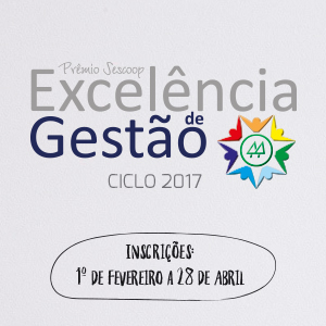 Inscricões ao Prêmio Sescoop Excelência de Gestão entram na reta final