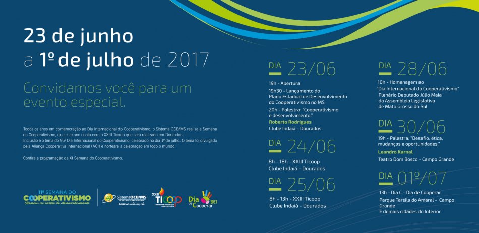 XI Semana do Cooperativismo