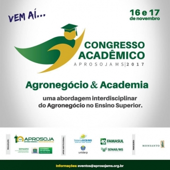 Aprosoja/MS oferece minicursos gratuitos com especialistas durante Congresso Acadêmico