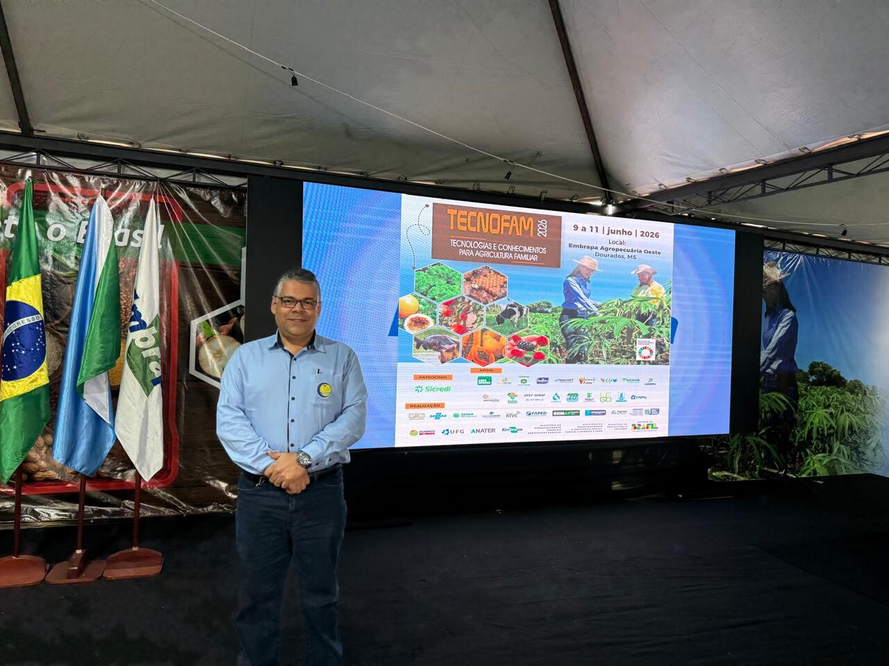 Na Tecnofam 2026, Sistema OCB/MS leva orientações e soluções cooperativistas para o campo