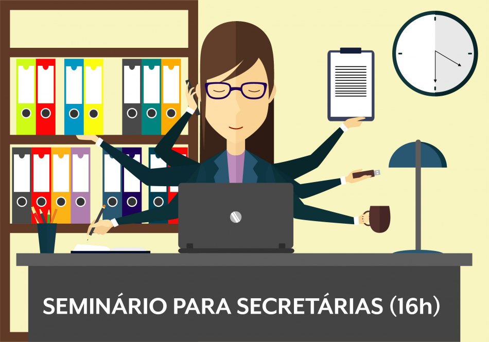 O Seminário para Secretárias acontece nos dias 28 e 29 de Setembro