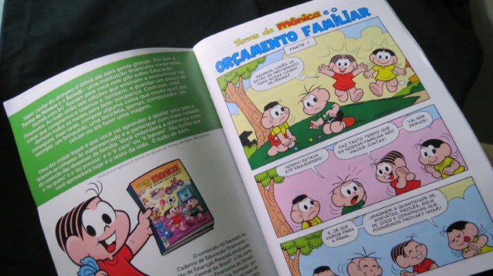 Orcamento familiar é tema da segunda edicão da série especial da Turma da Mônica