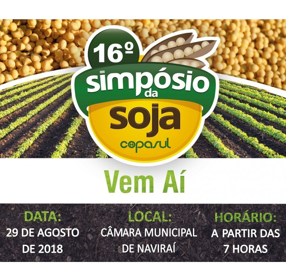 Soja tolerante a percevejos será um dos temas do 16º Simpósio da Soja