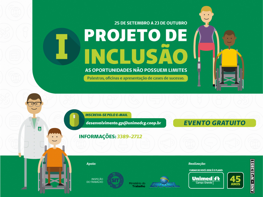 Série de palestras abordará inclusão de pessoas com deficiência no mercado de trabalho