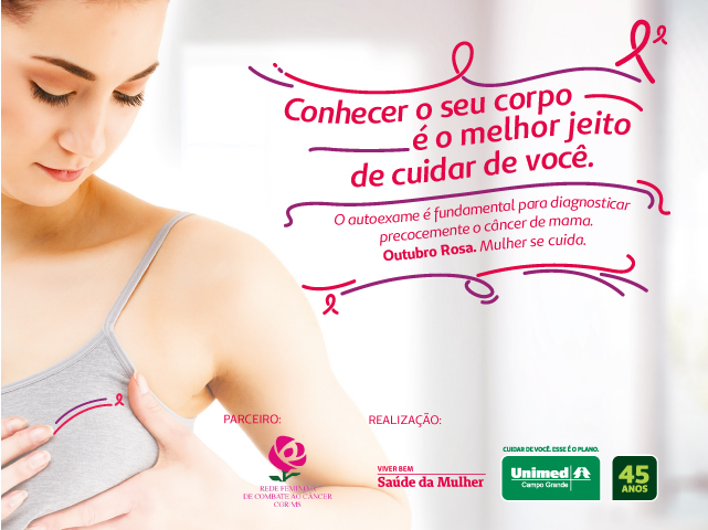 Acões gratuitas serão realizadas em alusão ao Outubro Rosa