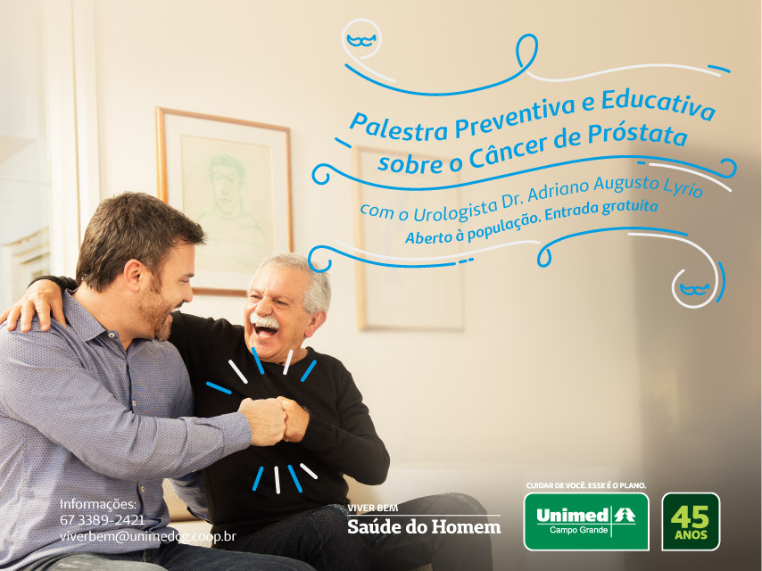 Acão gratuita será voltada para saúde masculina nesta quinta-feira
