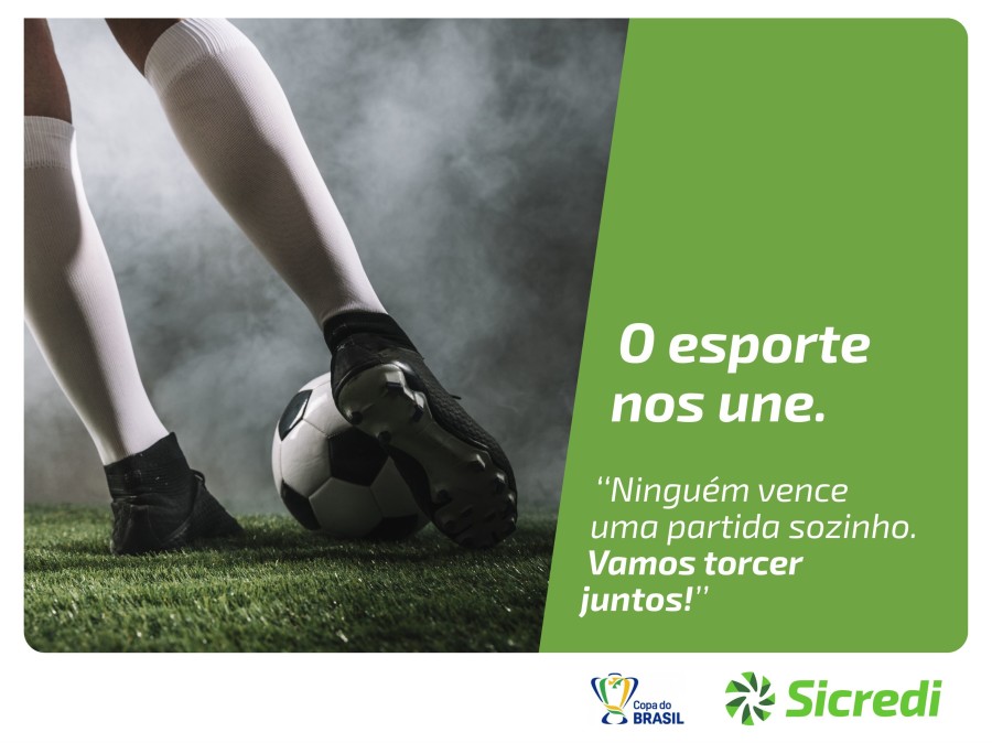 Sicredi aposta no futebol nacional com patrocínio à Copa do Brasil