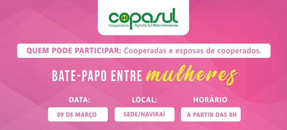 Copasul promoverá acões em homenagem à mulher