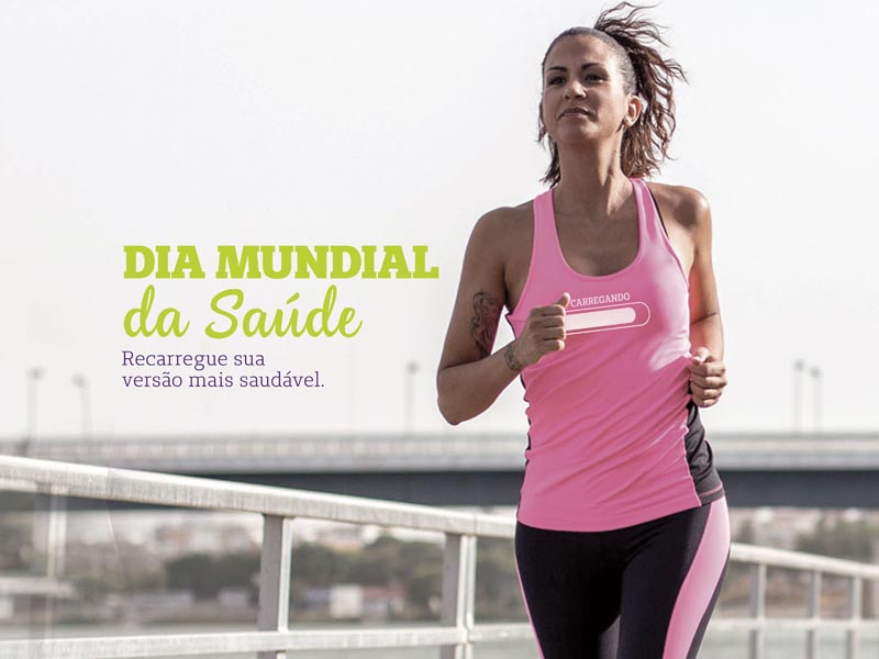 Dia Mundial da Saúde terá programacão para toda família