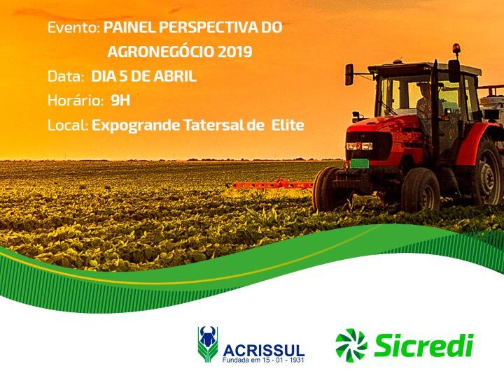 Sicredi promove painel sobre agronegócio durante a Expogrande