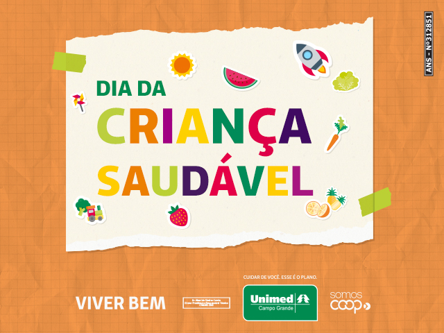 No mês das criancas, cooperativa promove o Dia da Crianca Saudável