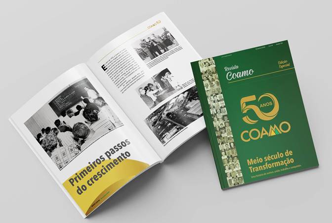 Revista Coamo destaca os 50 anos da cooperativa