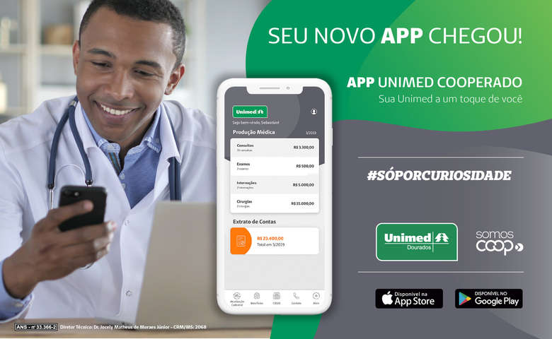 Unimed Dourados lança um aplicativo para os médicos cooperados