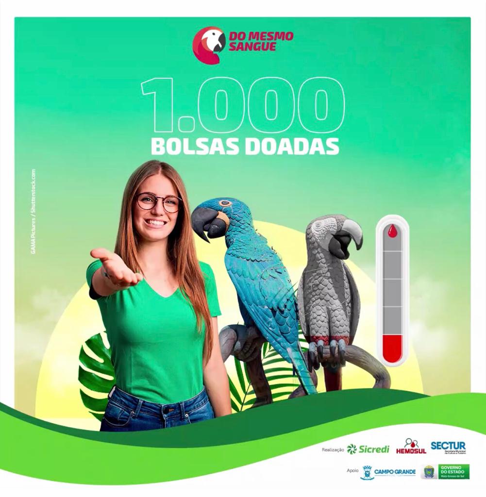 Em menos de 10 dias, campanha arrecada primeiras 1 mil bolsas de sangue