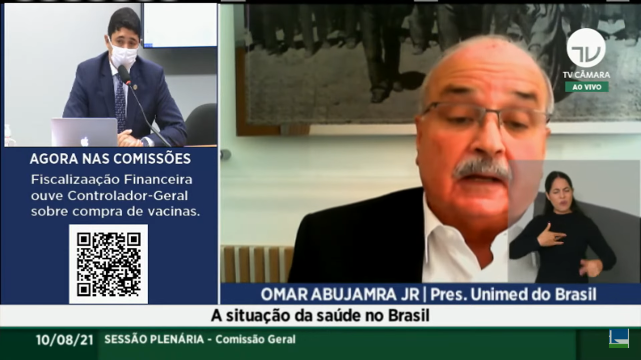 Presidente da Unimed defende ato cooperativo em comissão geral da Câmara