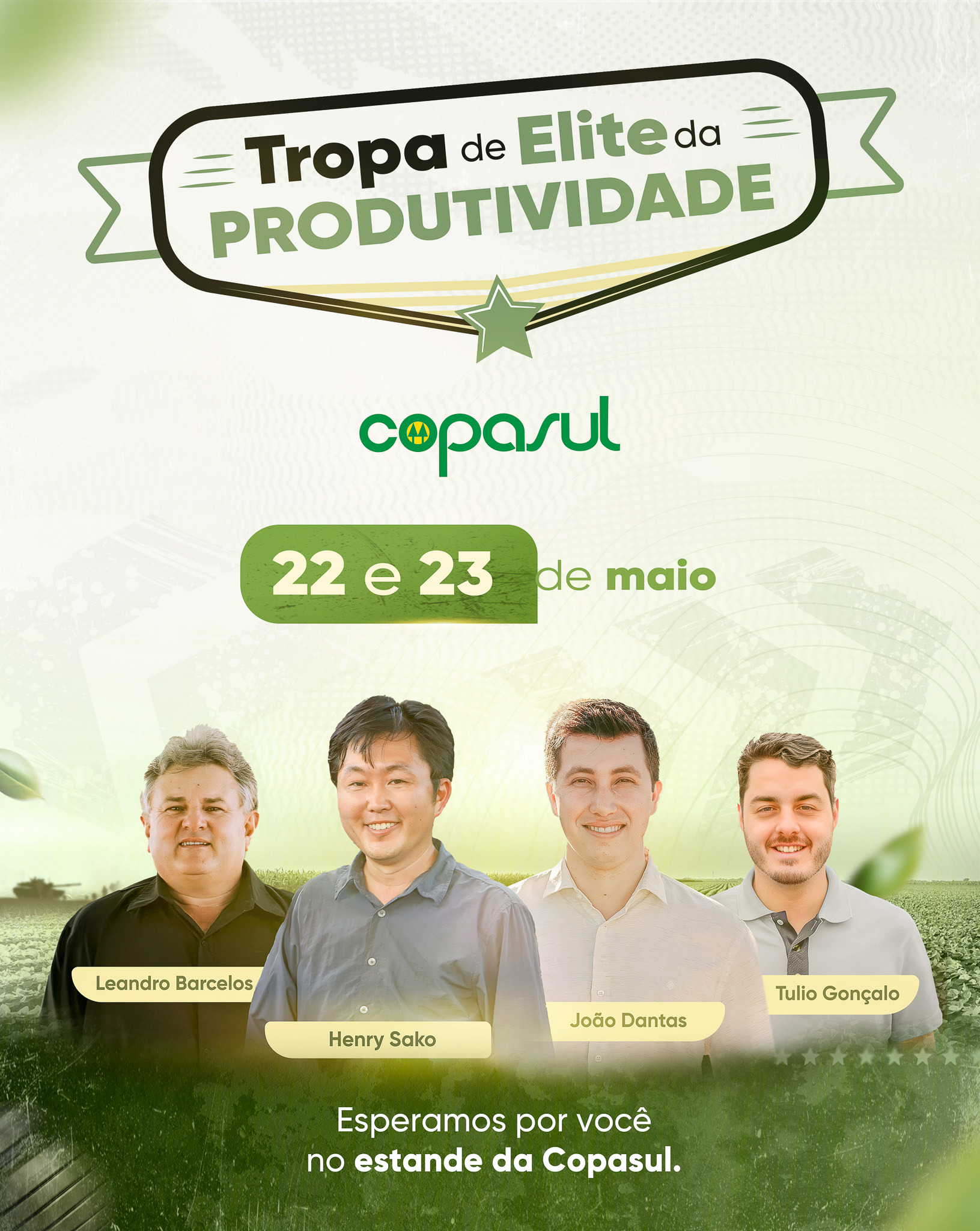 Tropa de Elite da Produtividade volta ao estande da Copasul no Showtec 2024