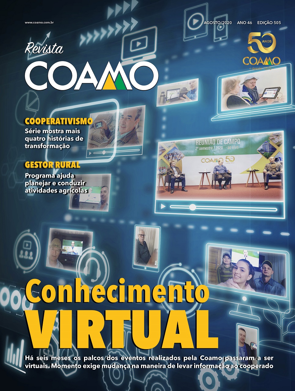 Revista Coamo destaca eventos virtuais
