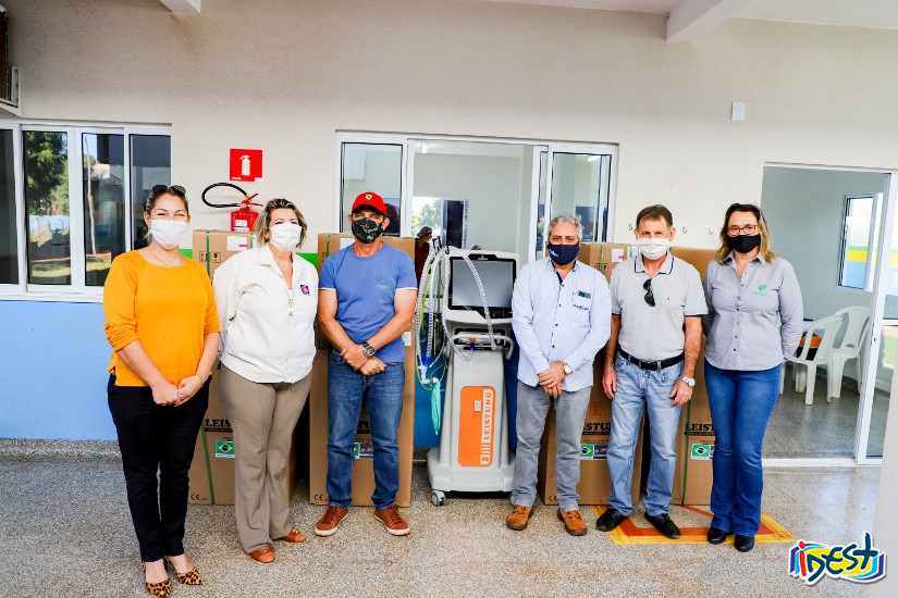 Município adquire cinco respiradores com ajuda de cooperativas e empresários de São Gabriel do Oeste