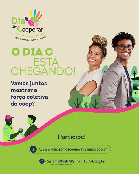 Falta um mês para o Dia C 2026: cooperativismo prepara grande mobilização solidária em Mato Grosso do Sul