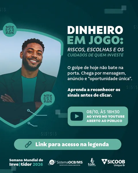 Golpes digitais e investimentos: especialistas orientam como proteger o dinheiro em painel online