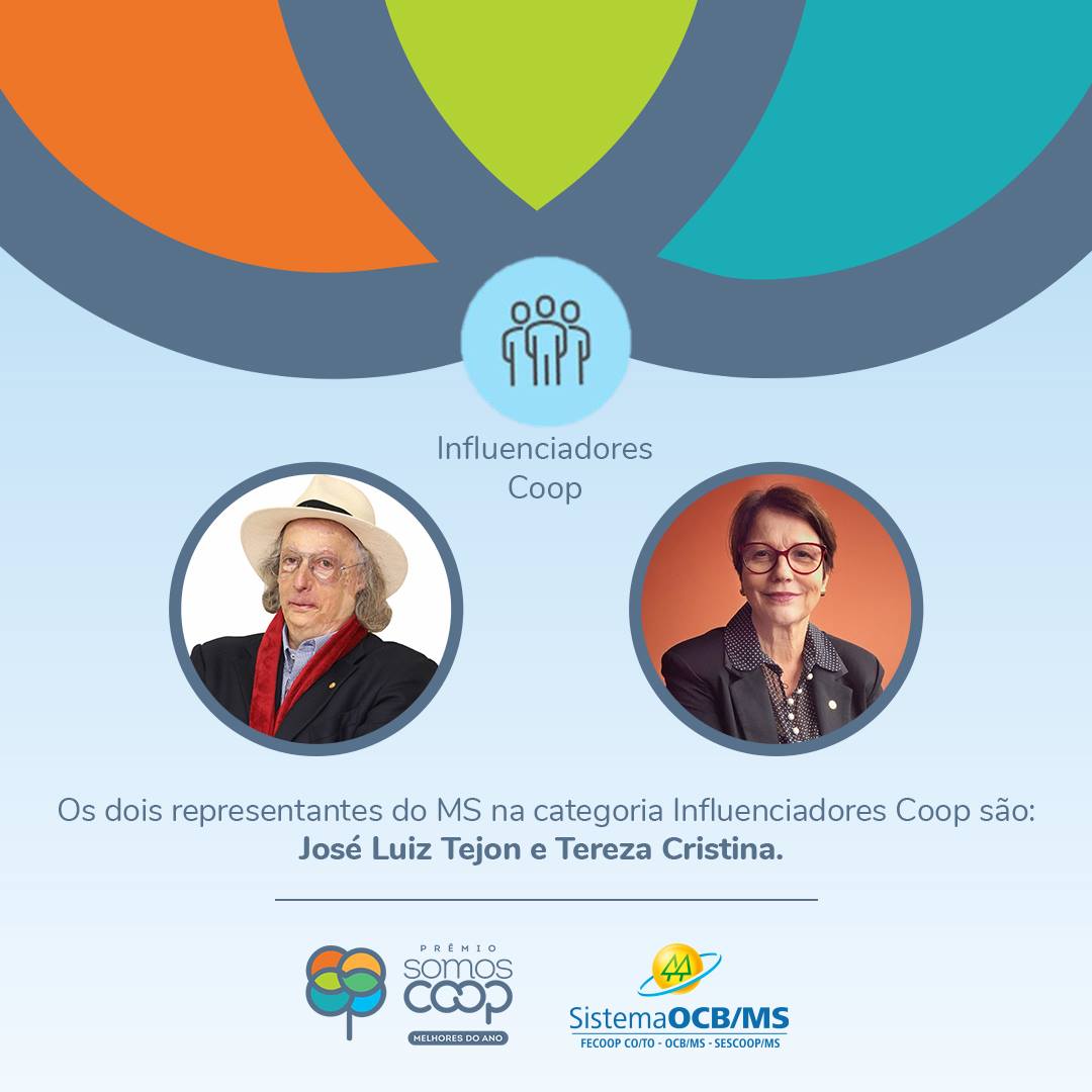 Ministra Tereza Cristina e José Luiz Tejon representam MS em votação nacional do cooperativismo