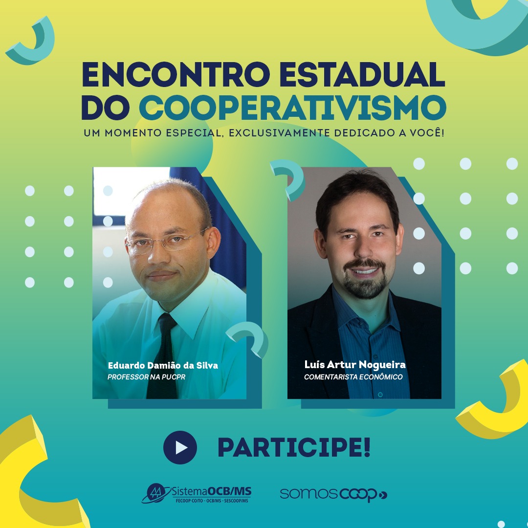 Encontro Estadual do Cooperativismo acontece no dia 25