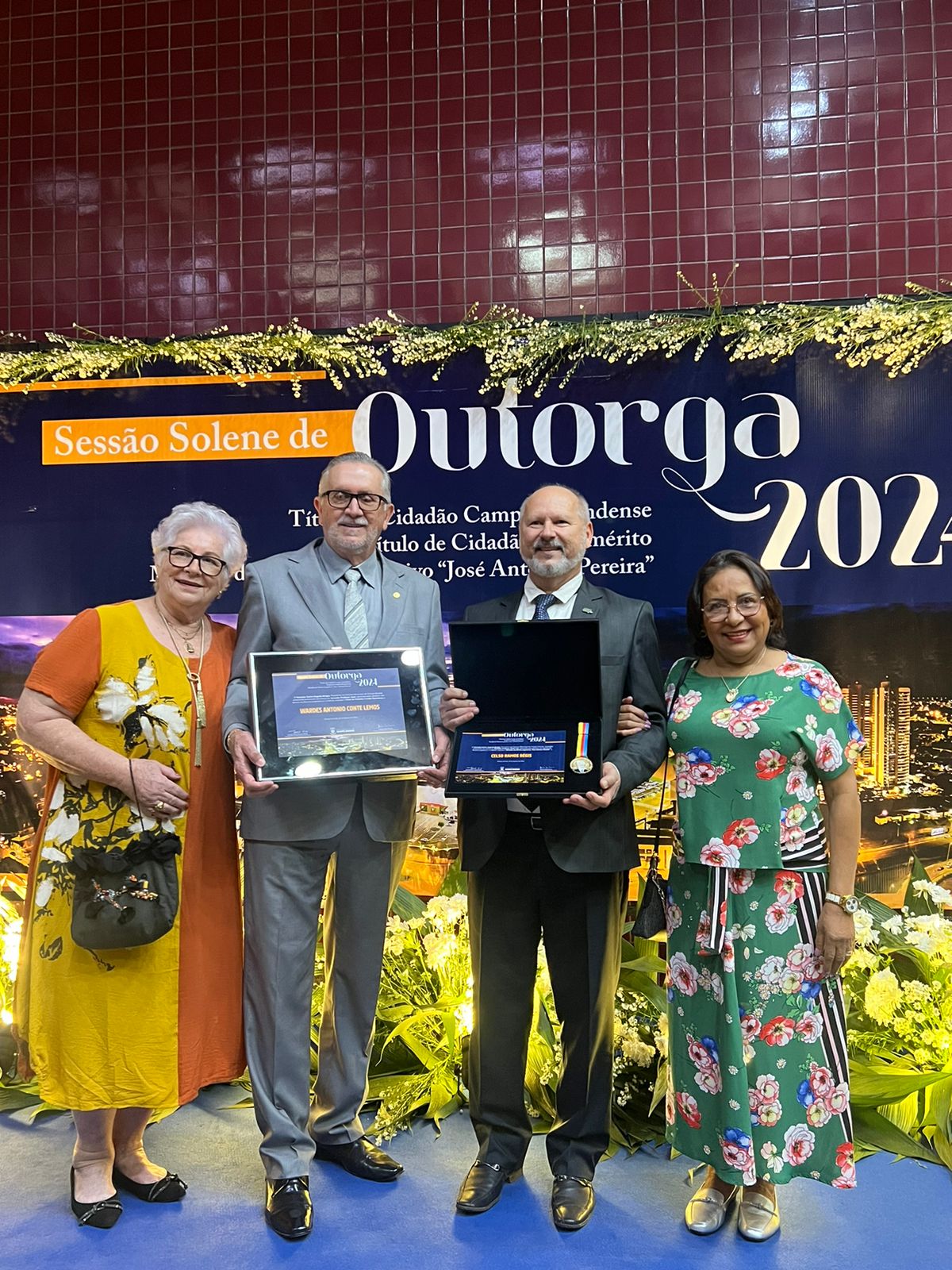 Celso Ramos e Wardes Lemos recebem homenagem da câmara municipal de Campo Grande